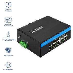 Layer 2 Manageable Ethernet Switch 8 Port PoE Gigabit 802.3Af/at 240W Vitesse Based CE