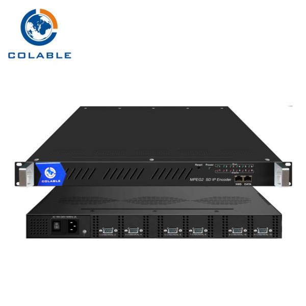 Buy 24 Channel AV To IP Converter Mpeg 2 Video Encoder With ASI And SPTS MPTS Over UDP COL5181X at wholesale prices