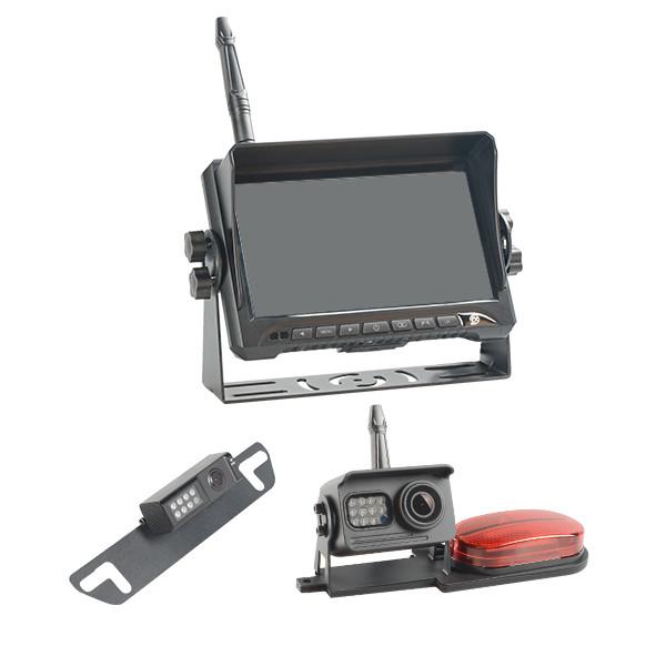 Buy Waterproof IP69K RV Wireless Rear View Camera And Monitor With DVR System at wholesale prices