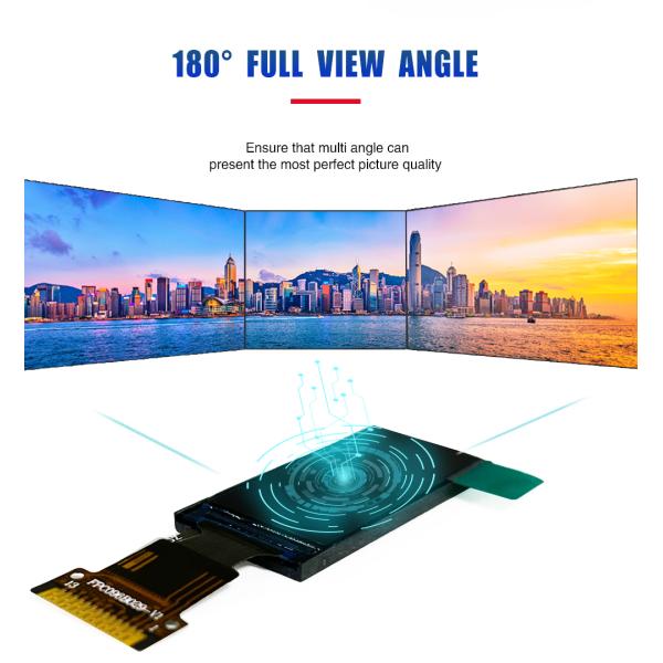 0.96 Inch TFT LCD Module 80x160 Resolution SPI Driving IC ST7735