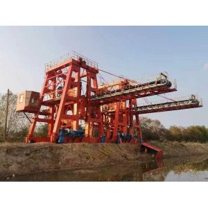 Railroad Car Bulk Cargo Handling Equipment Chain Bucket Unloader