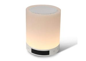 Quality LED Color Changing Bluetooth Speaker Alarm Clock USB Port + FM Radio + Touch Sensor for sale