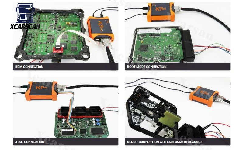 KT200 II ECU Programmer with OBD BDM JTAG Support for Car Truck Tractor
