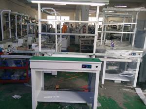 China SMT Speed Adjustable PCB Inspection Conveyor PLC Control System on sale