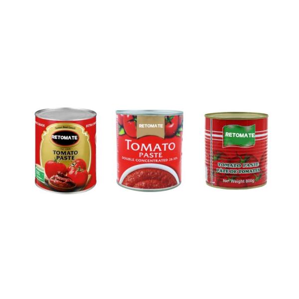 Hard Open Lid Canned Tomato Paste 800g Per Tin For Versatile Ingredients