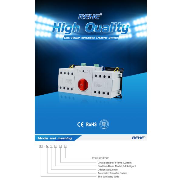 Transfer Switch Generator 63A 4P Automatic Transfer Switch ATS Manual Changeover Switch Controller