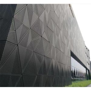 China Rectangle Aluminum Wall Panels with Sound Insulation and Shading System on sale