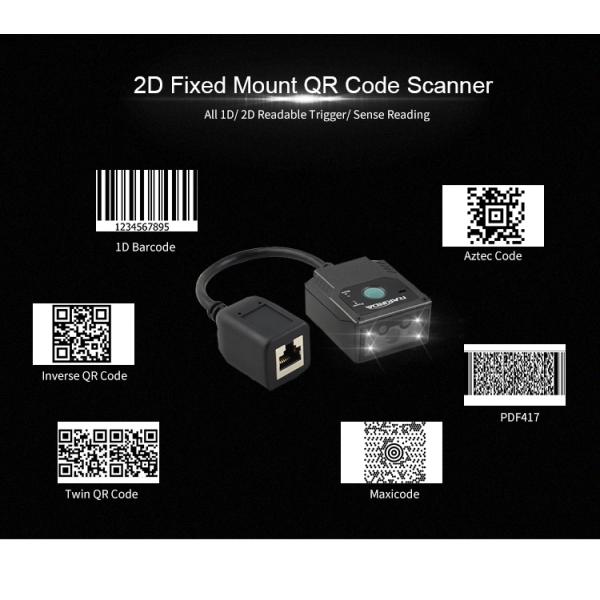 LV3000U Fixed Mount Barcode Scanner QR OCR MRZ Reader Using in Conveyor Logistics Cabinet
