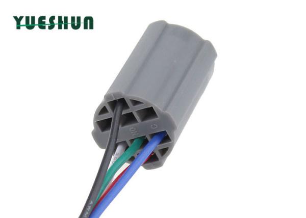 Buy 19mm Push Button Switch Socket Connector Flame Retardant 5 Pin 30cm Wire Pigtail at wholesale prices