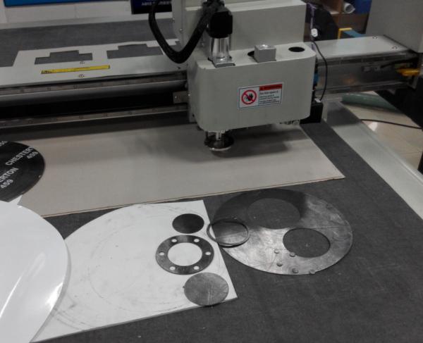graphite gasket making cnc cutter production 