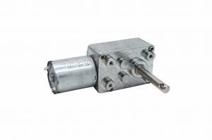 Quality 24V Dc Worm Gear Motor With Encoder Micro Ratio 1/52 For Industrial Equipment for sale