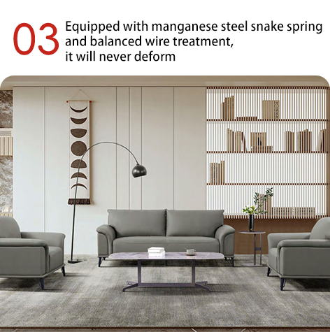 Office Sofa Modern Simple Business Reception, Negotiation and Reception Area, Small Office Sofa, Coffee Table Combination Set