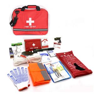 China Medical First Aid Kit  Rescue Emergency Big Fire Emergency Kit Bag Survival Supplies on sale