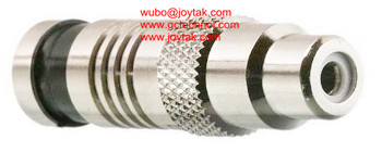 RCA female Coaxial Connector Compression Type 75ohm for RG59 universal RG6 universal Coaxial Cable connector