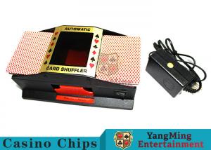 Quality Black Color Durable Mechanical Card Shuffler Humane Design With Metal Materials for sale