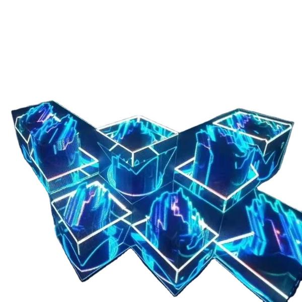 Buy Hexagonal Flexible LED Display Screen Multipurpose For Nightclub at wholesale prices