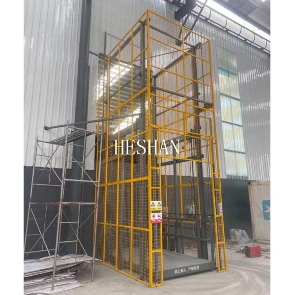Hydraulic Small Cargo Elevator Wall Mounted Warehouse Cargo Lift