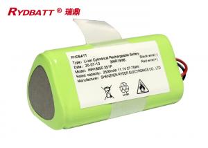 Quality 2600mAh 11.1V 3S1P Li Ion 18650 Battery Pack For Home Appliances for sale