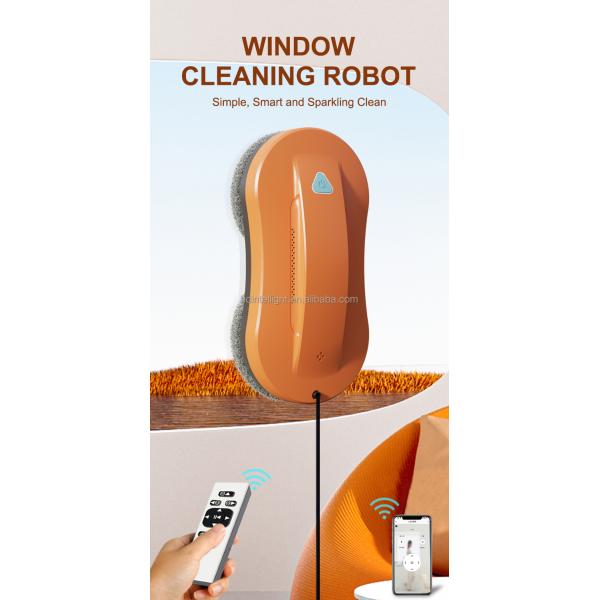 App-Controlled and Fast Huidi's 2024 Robotic Window Washer with 3 Mins/m2 Clean Speed