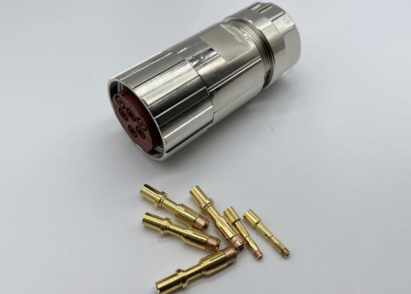 Buy Circular M40 Power Connector 6 Pin Servo Encoder Female Crimp Wire Plug at wholesale prices