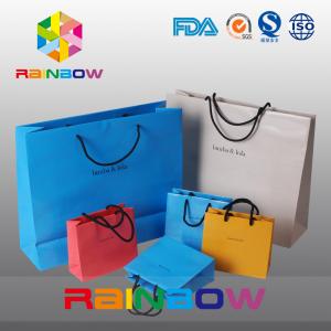 Quality Biodegradable Printed Customized Paper Bags Shopping Gift Paper Bag With Logo Print for sale