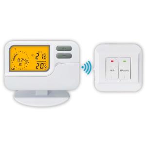 Quality Riseem Weekly Programmable Heating and Cooling Wireless Room Thermostat With LCD Display Temperature Control for sale
