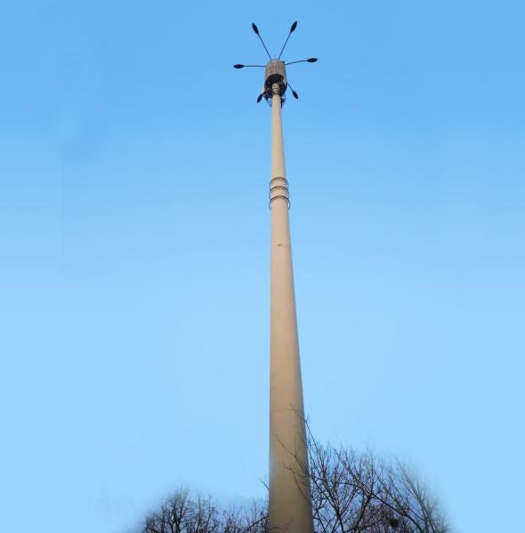 Buy Simple Structure Q345 Monopole Communication Tower at wholesale prices
