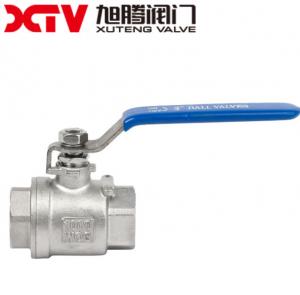 Quality Thread Connection 2PC NPT Internal Thread Forged Steel Material Floating Ball Valve for sale