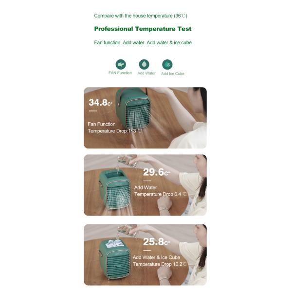 Rechargable Battery Mini Air Conditioner Fan 5V 1A PCB Small Usb Desk Fan