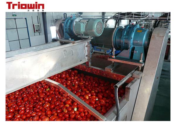Buy 220V/380V Small Scale  Tomato Paste Processing Line With Sorting Section at wholesale prices