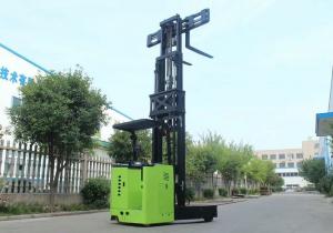 Quality Battery Powered Electric Forklift Truck Reach Forklift Trucks With Solid Tire for sale