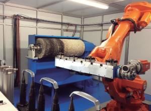 Hardware Industry Robotic Polishing Machine Good Finish With CNC System