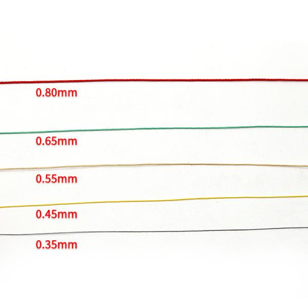 12g 60m Spun Yarn Sewing Hand Stitching Waxed Thread for Leather DIY 80 Colors Custom Made