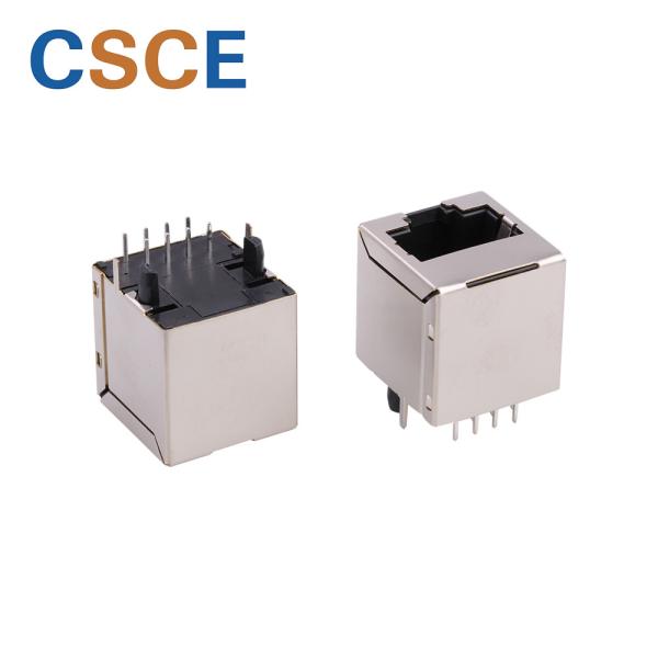 Buy 8 Pin Network RJ45 Connector Transformer Filter Contact Material Phosphor Bronze at wholesale prices