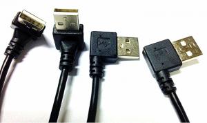 Manufacture up down right left angle usb Type A cable