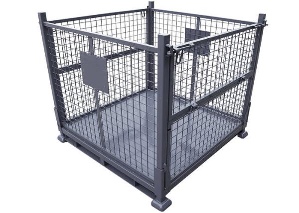 Buy Wire Mesh Collapsible Stackable Stillage 1000Kg Load For Yard Storage at wholesale prices
