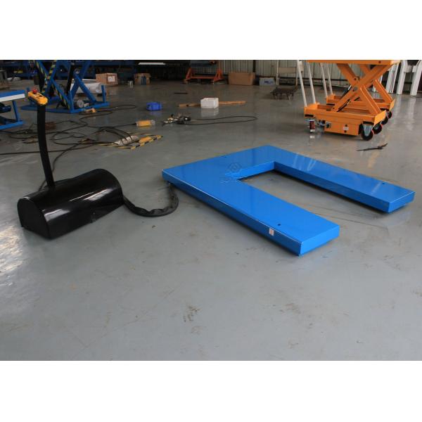 1500kg Low Profile Lift Tables Hydraulic Mechanical Lift Table With Dock Leveler Device