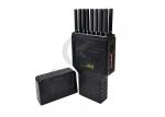 Portable 16 Bands Cell Phone Signal Jammer Hidden Antenna WiFi 5G GPS LCD