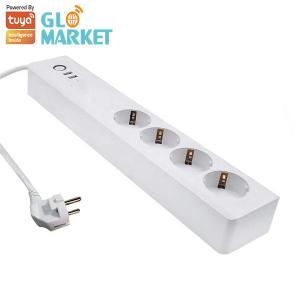 Quality Individual Control Universal Smart Wifi Plug Alexa Google Tuya Smart Power Socket Plug for sale