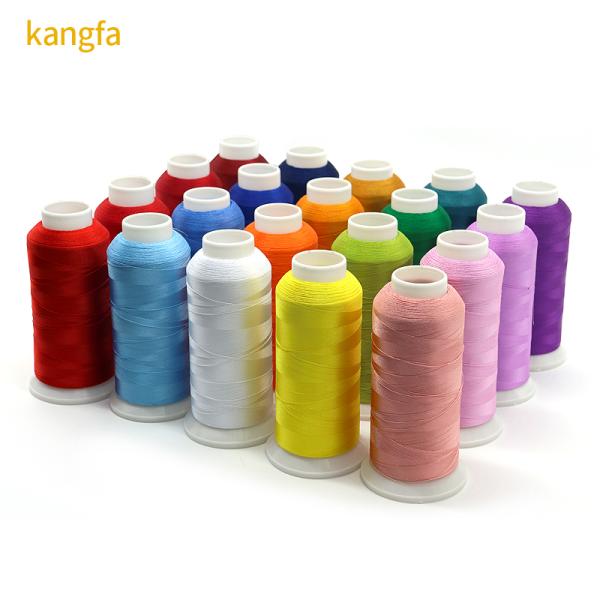 Low MOQ 120D/2 4000Y Fast Shipping Polyester Thread for Embroidery Machine 720 Colors