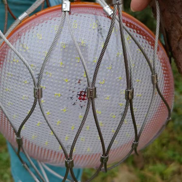 7 X 19 304 Stainless Steel Rope Mesh Crane Floodlights Fall Protection Nets