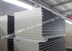 Quality Heat and Sound Insulation PU Sandwich Panels Prefabricated Building Wall Panel for sale
