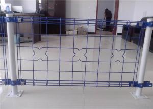 Quality decorative Double Loop Wire Fence/Double Roll Top Welded Fence/Double Wire Loop Yard Fence direct Anping factory for sale