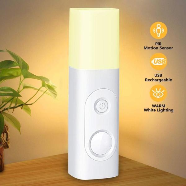 Buy Portable Table 1.8W 9Pcs Led USB Rechargeable Motion Sensor Light at wholesale prices