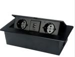 Multi Function Table Pop Up Outlet Mount Hidden Universal Desktop Power Socket