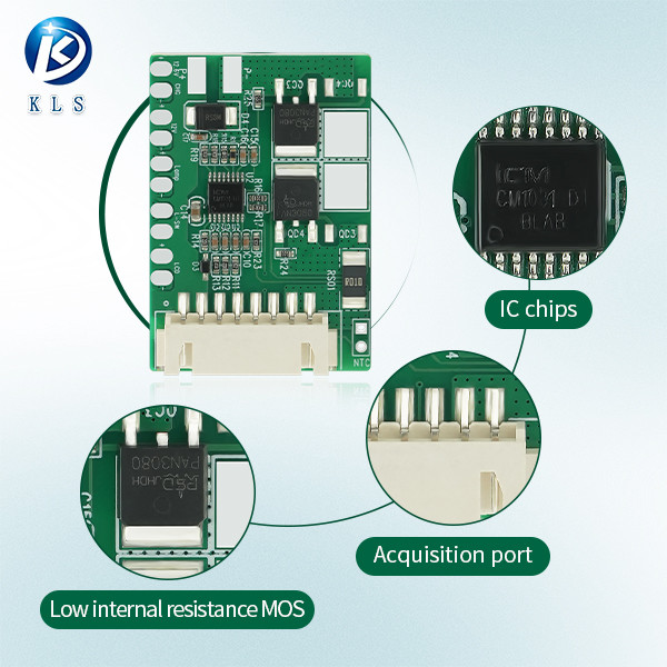 1.2mm Thick 3S 4S 3-10A BMS Board Battery Management System For Lifepo4