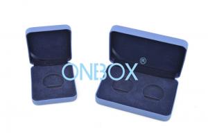 Quality Gold Coins / Silver Coins PU Luxury Packaging Boxes With Custom Insert Lining for sale
