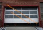 Motorized Aluminum Insulated Tempered Glass Full View Overhead Garage Door