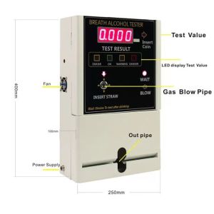 Coin Operated Digital Breathalyzer Alcohol Tester At319
