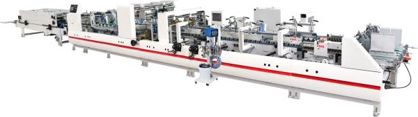 Buy Electric Driven Glue Pasting Machine Unit Type Structure With High Speed at wholesale prices